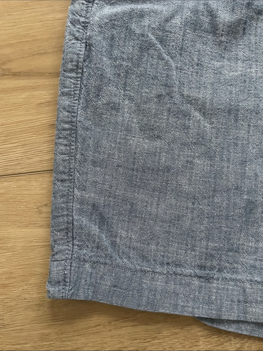 Banana Republic Men’s 36 Light Blue Chambray Flat-Front Shorts